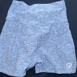 Bombshell Sportswear Heathered Blue Bike Shorts